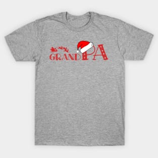 Christmas Family Name "Grand Pa" Photo Design Shirt T-Shirt